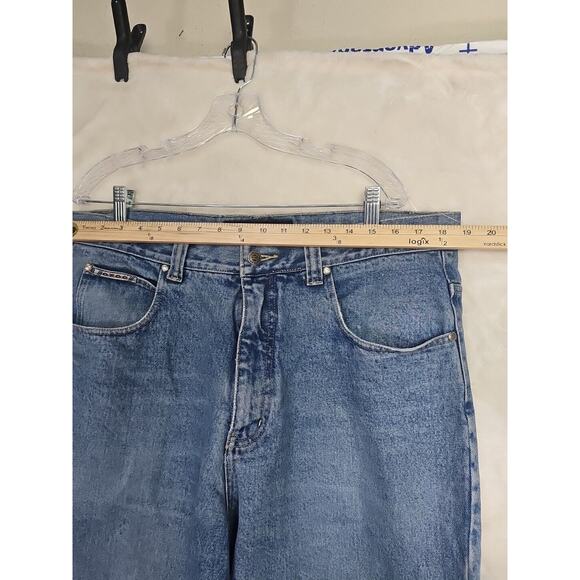 OZOC Baggy Vintage Denim Jeans Loose 38x34 Inseam Measures 28.5in Y2K wide leg - Picture 8 of 14